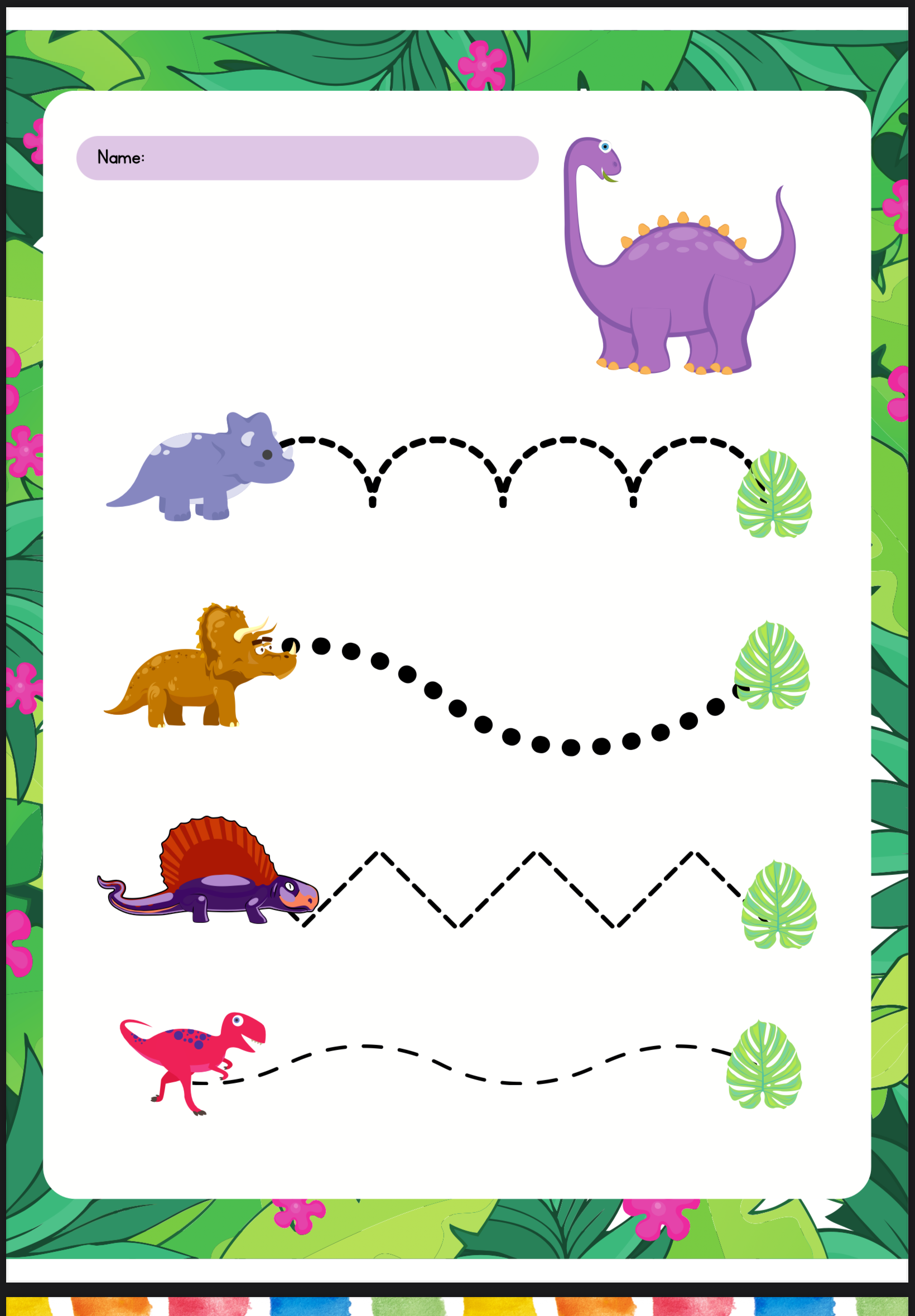 كراسة تتبع الخطوط 